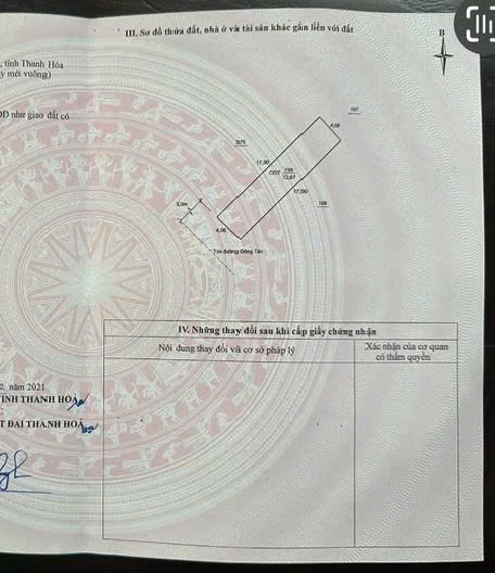 Bán đất tặng nhà cấp 4 72m2 trục chính Đông Tác - gần bệnh viện Hợp Lực, ô tô tránh