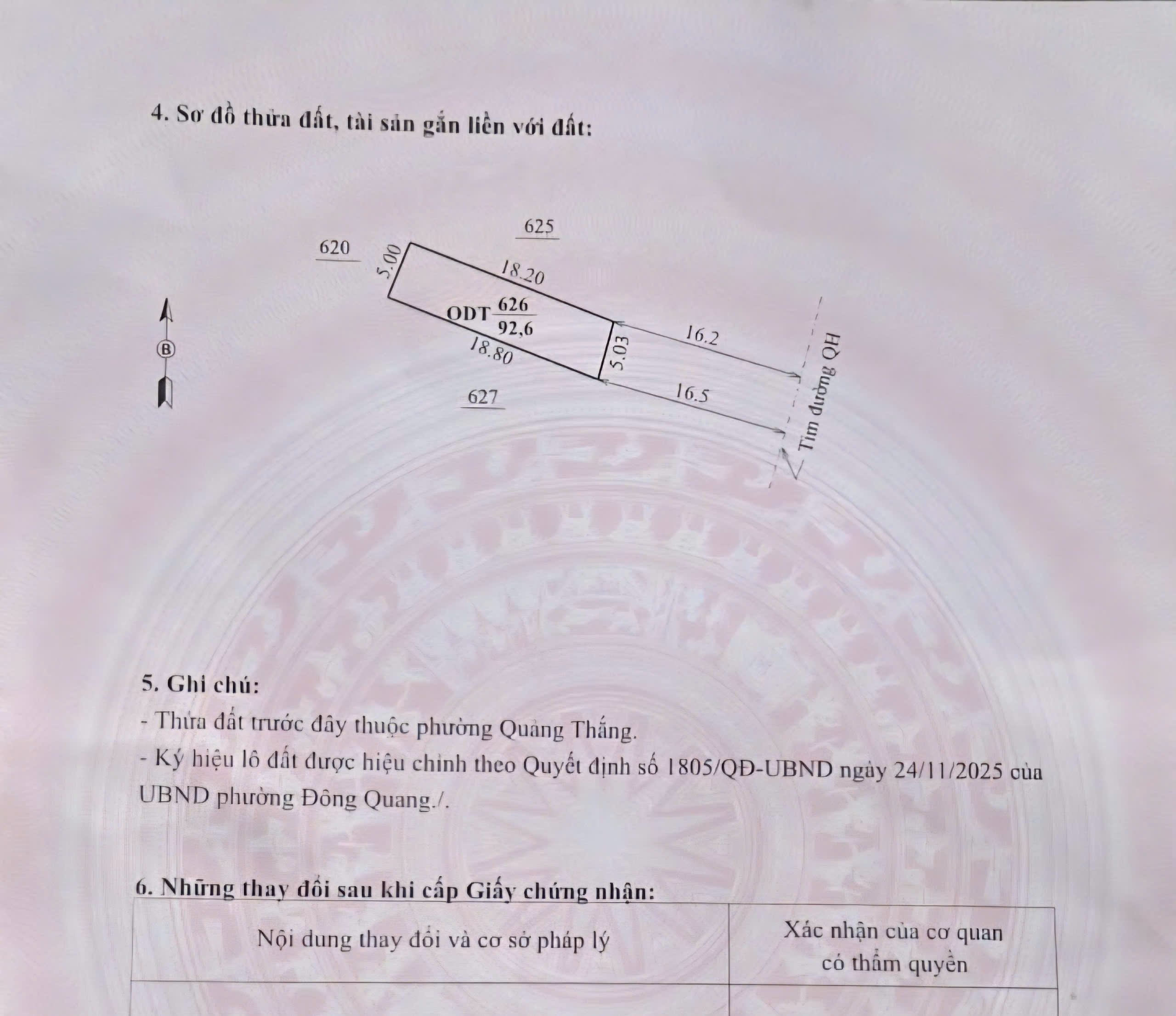 Đất mặt đường đôi Trịnh Kiểm mbqh3791 - 92,6m², mt 5m, đường 16m vỉa hè 6m, giá 5.6 tỷ