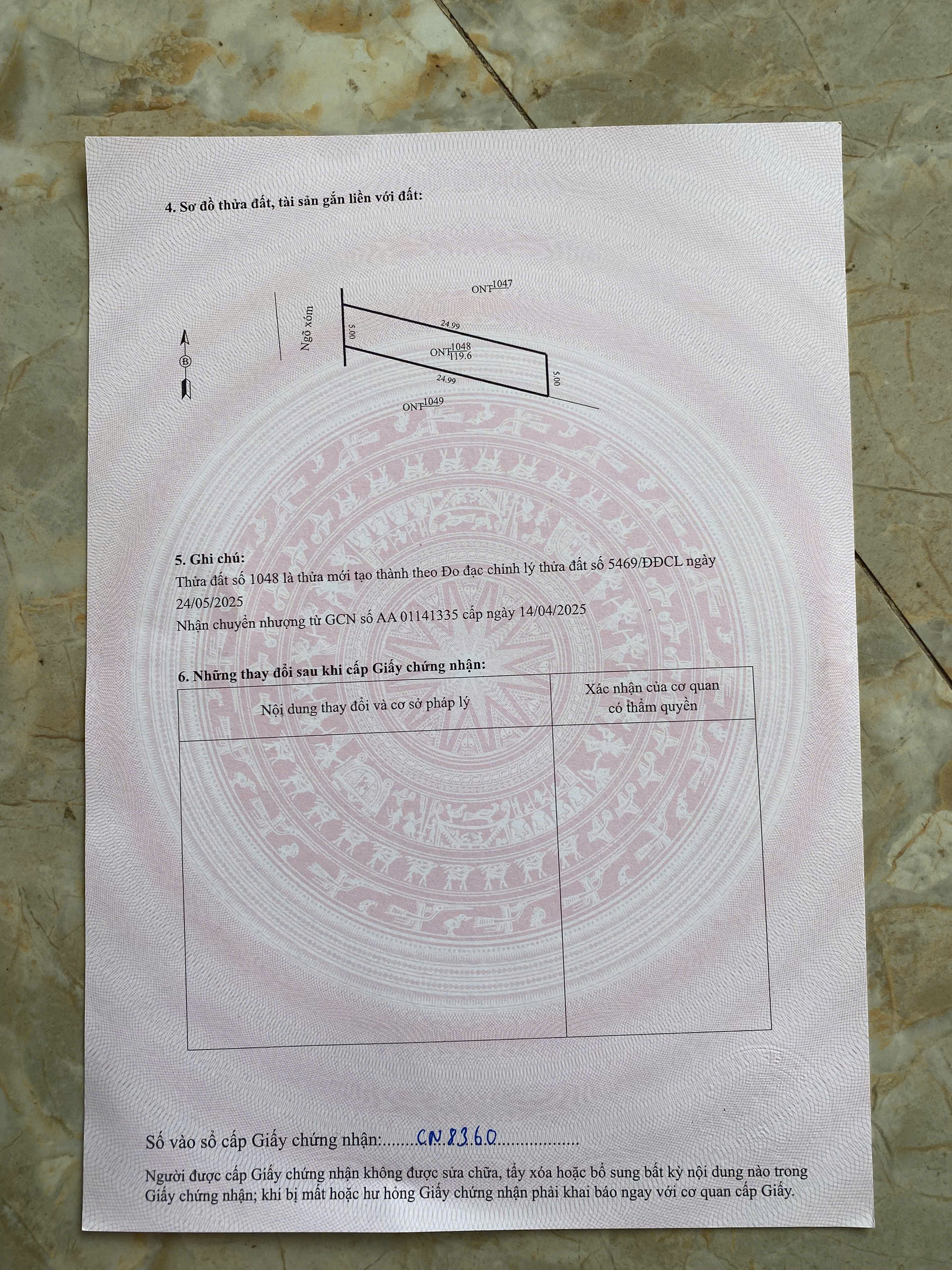 Đất 120m² (5x24) full thổ cư Đông Hòa Đông Sơn - bám đường nhựa, giá chỉ 7xx