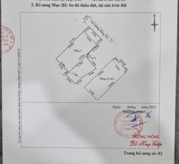 Khách sạn 5 tầng 28 phòng trung tâm Thành Phố Thanh Hóa - diện tích 324m2 - đang kinh doanh ổn định