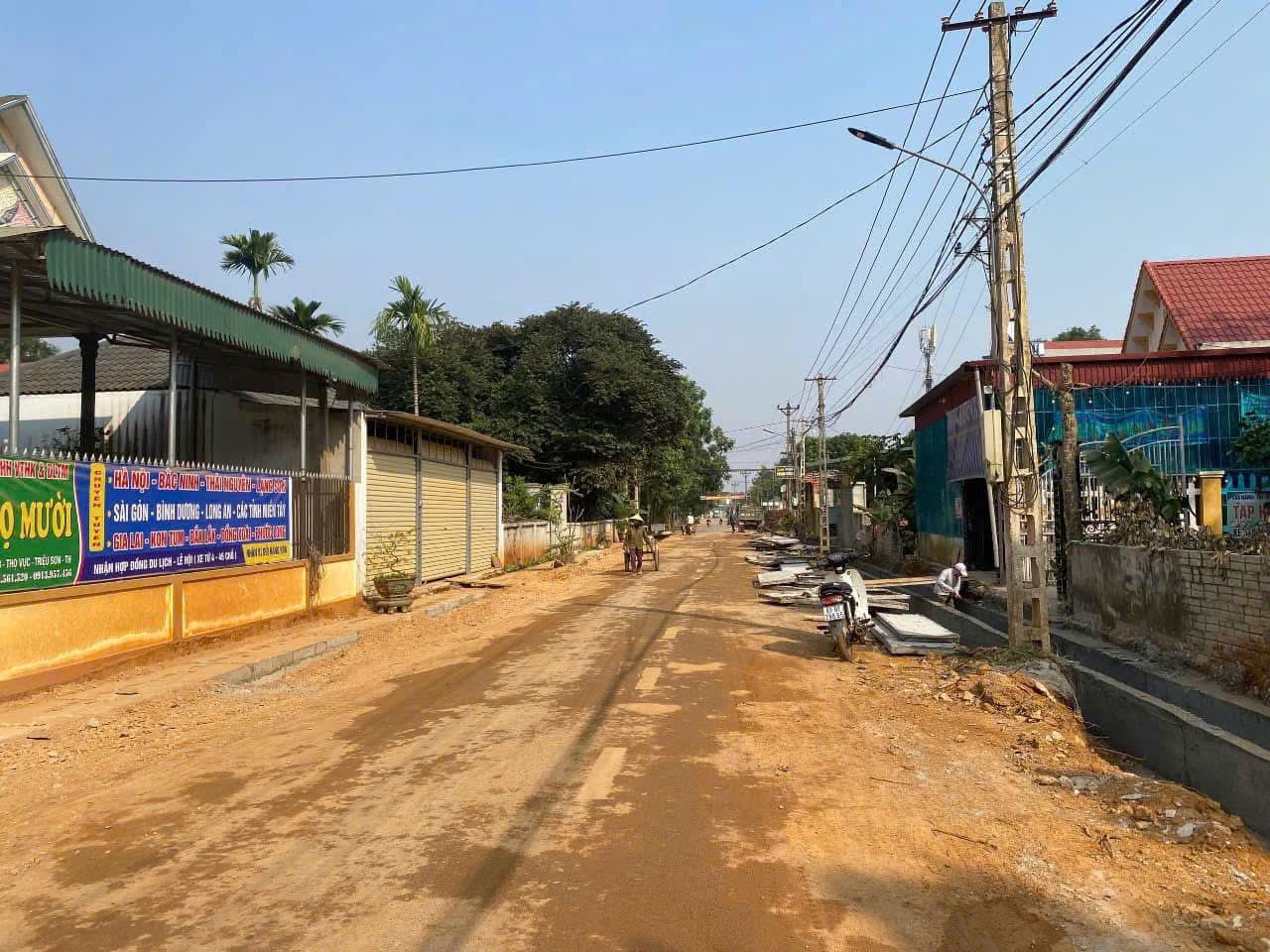 Bán lô đất đầu ve 155m2 2 mặt tiền Thọ Tân Triệu Sơn - đường nhựa 7m - giá 8xx