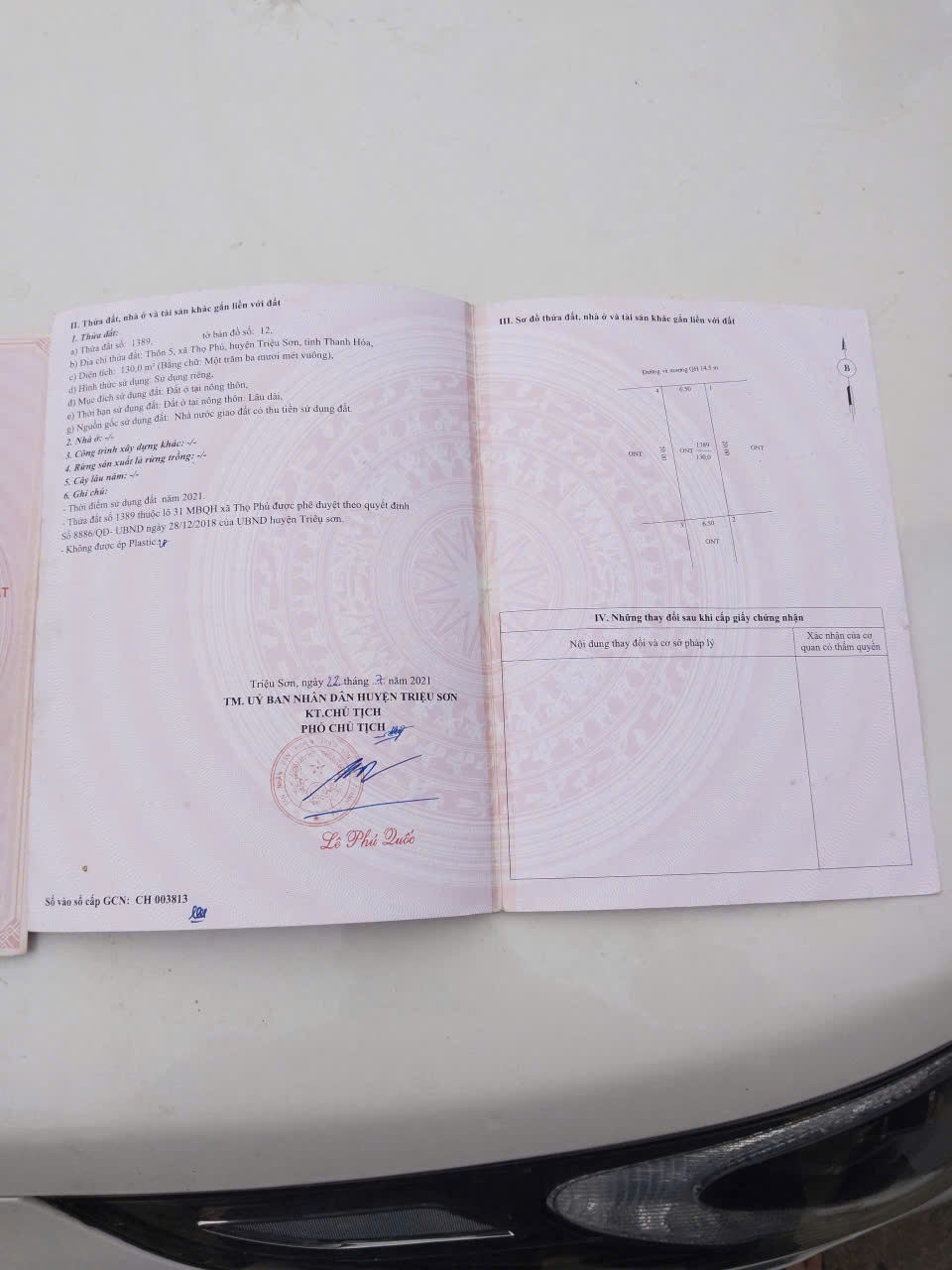 Bán 2 lô liền kề mb Thọ Phú - dt 6,5x20m, full thổ cư, gần ql47, giá chỉ 7xx/lô