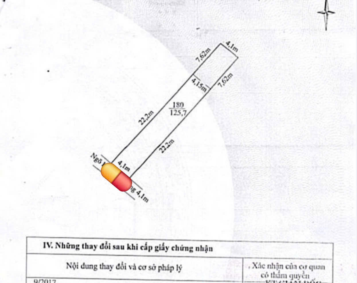 Bán đất tặng nhà cấp 4 125,7m² gần Chợ Vườn Hoa - mt 4,1m - kinh doanh tốt