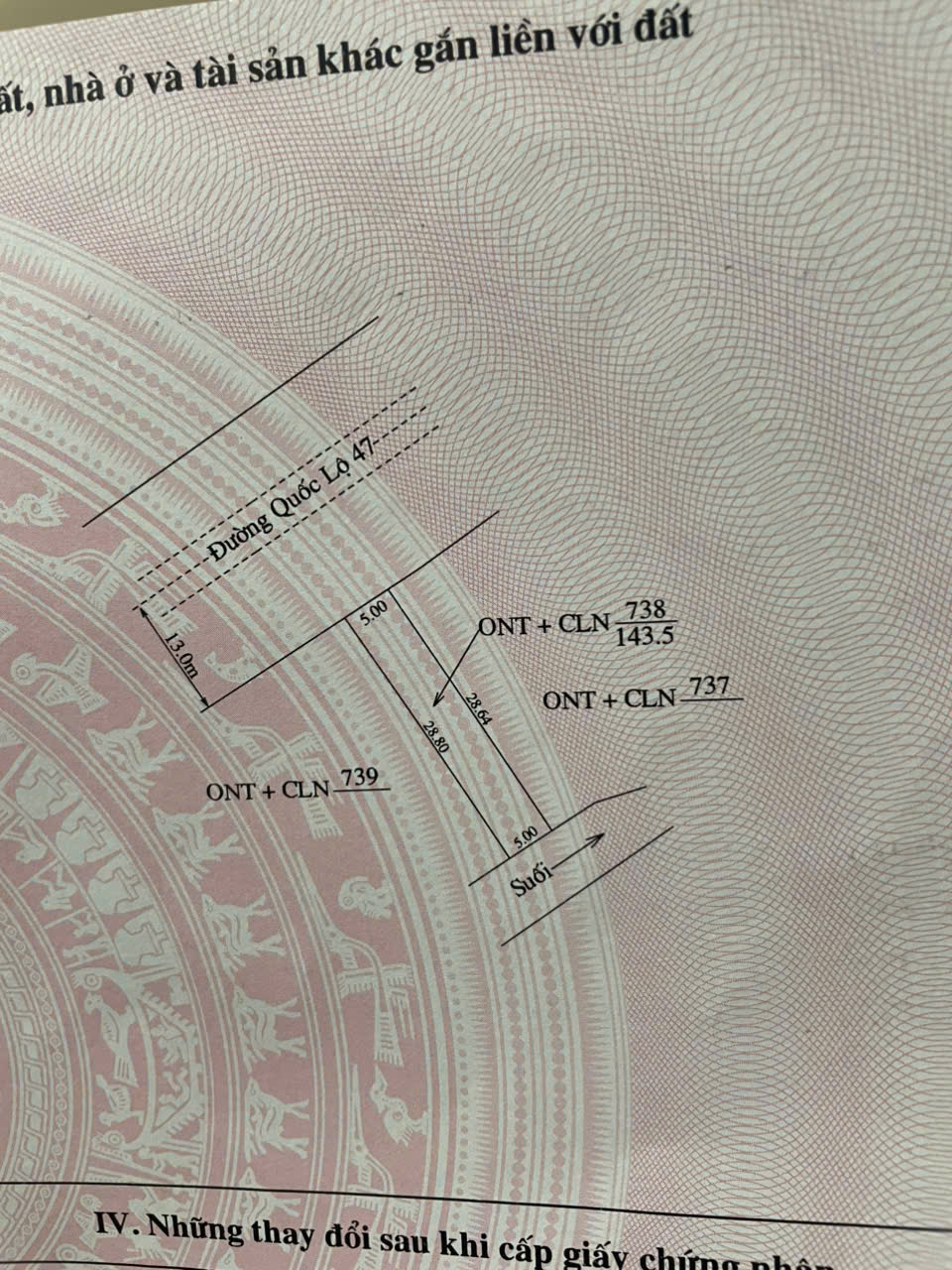 Đất bám trục chính QL 47 Thường Xuân - 143,5m², mặt tiền 5m - giá chỉ 2xx triệu