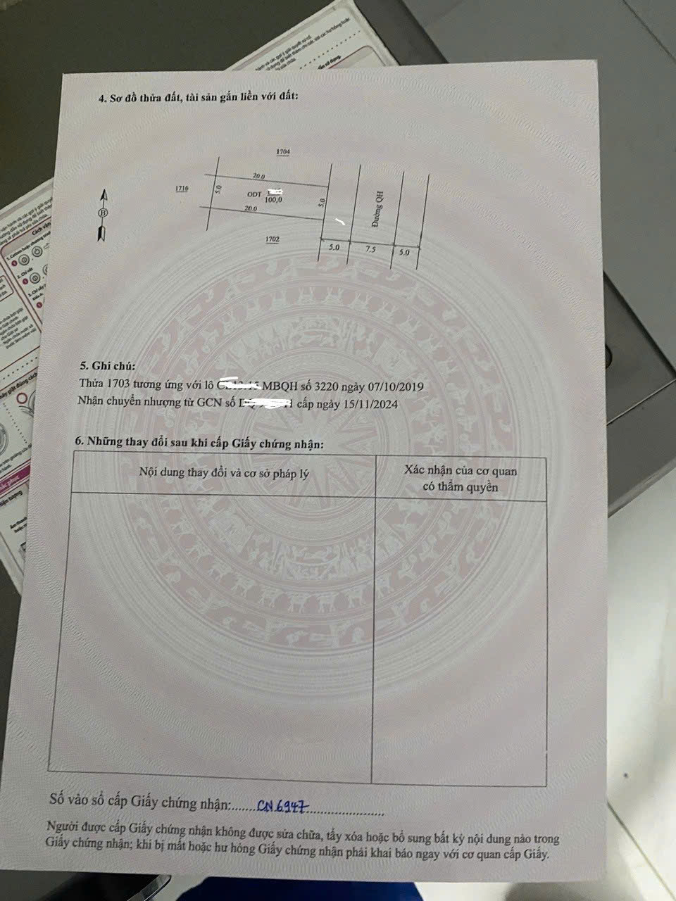 Đất mb 3220 Đông Thịnh Đông Sơn 100m2 mặt tiền 5m giá 1 tỷ 590 gần trường, bệnh viện