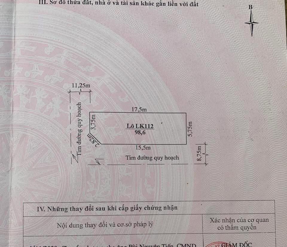 Lô góc đầu ve mb 2122 Đông Hải - 96,8m², mặt tiền 5,7m - vị trí kinh doanh đỉnh cao, giá 5 tỷ xxx