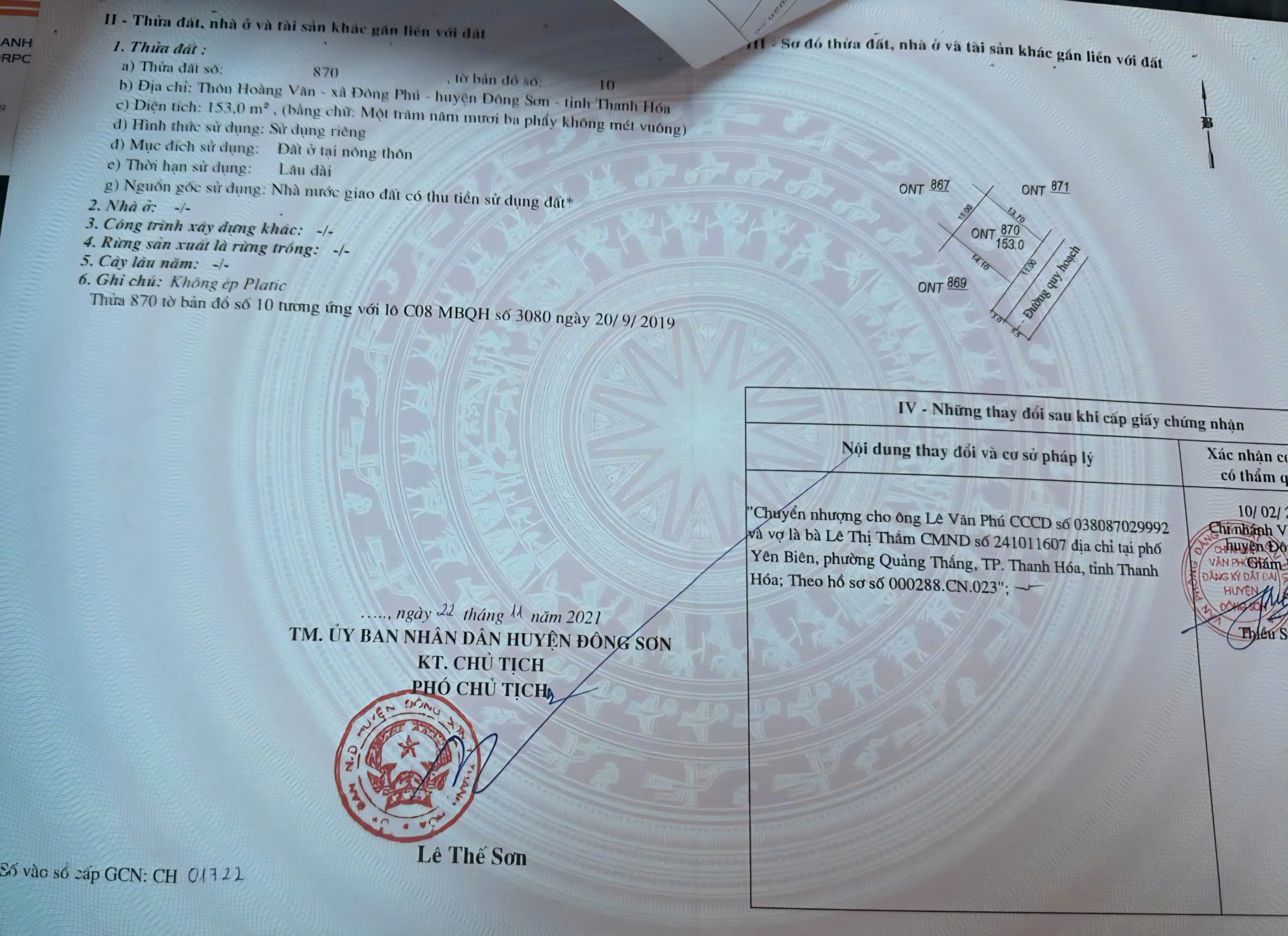 Ra nhanh 3 lô lk mb 3080 Đông Phú - đông sơn | dt 148 - 169m2, mt >10m, giá từ 1,25 tỷ