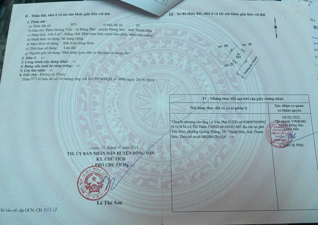 Ra nhanh 3 lô lk mb 3080 Đông Phú - đông sơn | dt 148 - 169m2, mt >10m, giá từ 1,25 tỷ