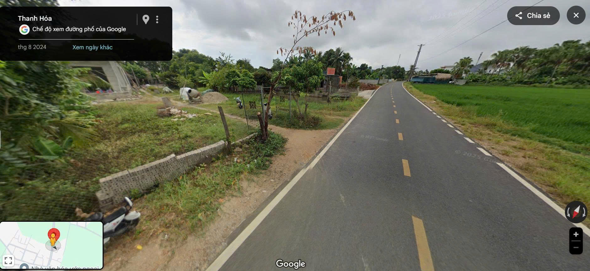 Đất vườn 1750m2 mặt tiền 10m đường Thanh Niên Quảng Ninh Quảng Xương - giá 3.8 tỷ