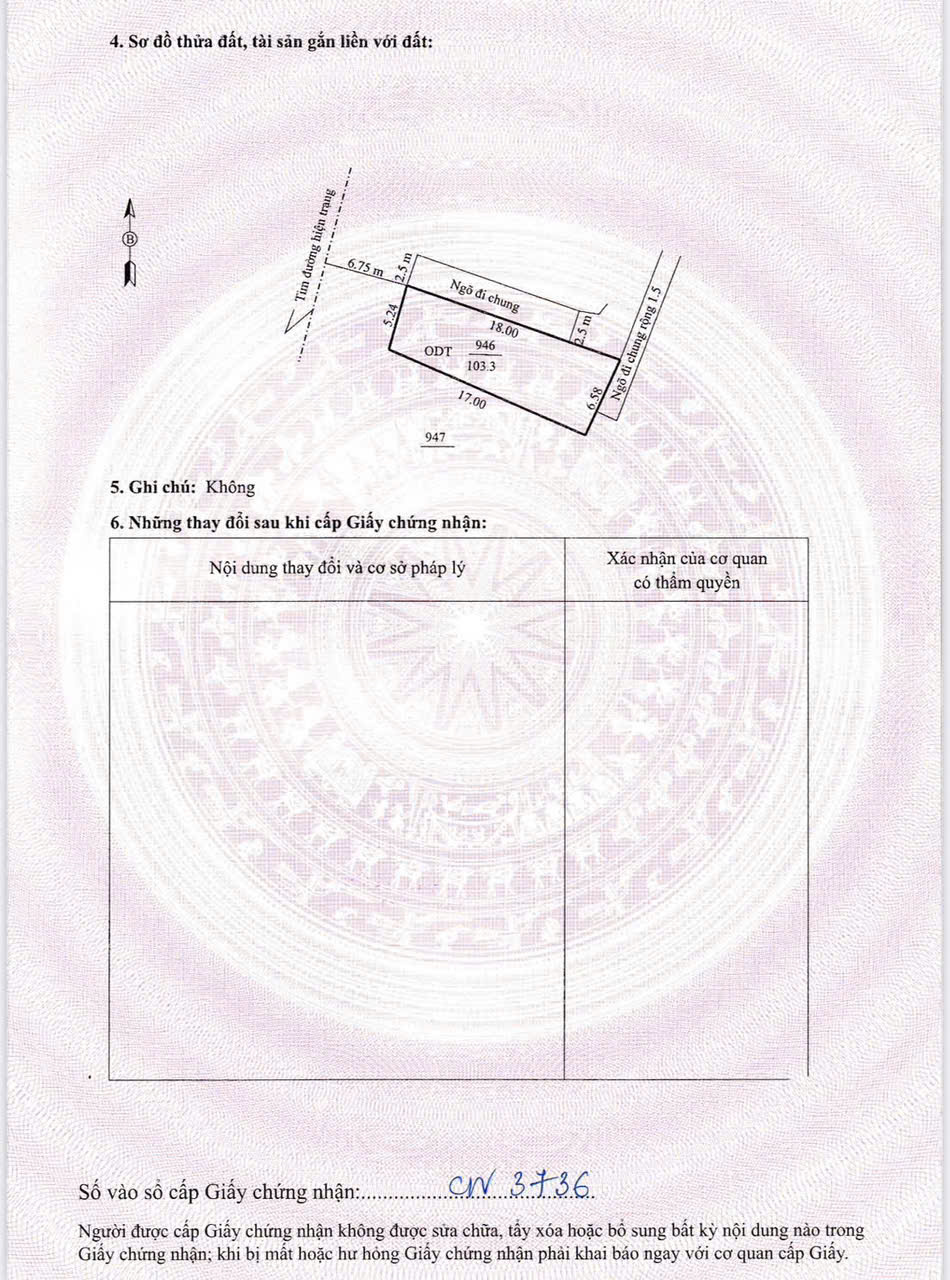 Bán đất Quảng Hưng tp Thanh Hóa 103.3m2 - đối diện mb2349 - gần bigc - giá 2,x tỷ