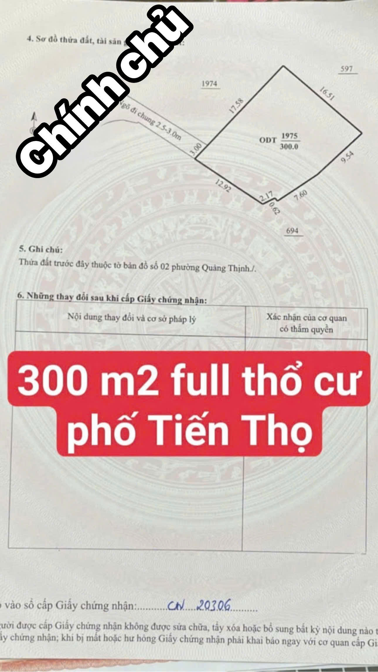 Lô đất 300m2 gần Đại Học Hồng Đức - mặt tiền 13m phù hợp xây nhà trọ sinh viên, giá nhỉnh 4 tỷ