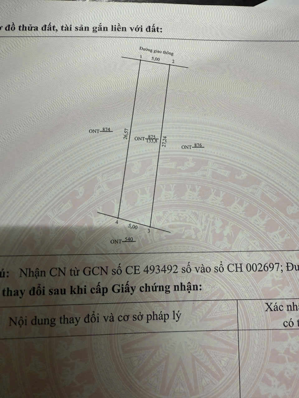 Đất full thổ cư 133m2 tại Hợp Tiến - sẵn sổ công chứng, giá chỉ hơn 200 triệ