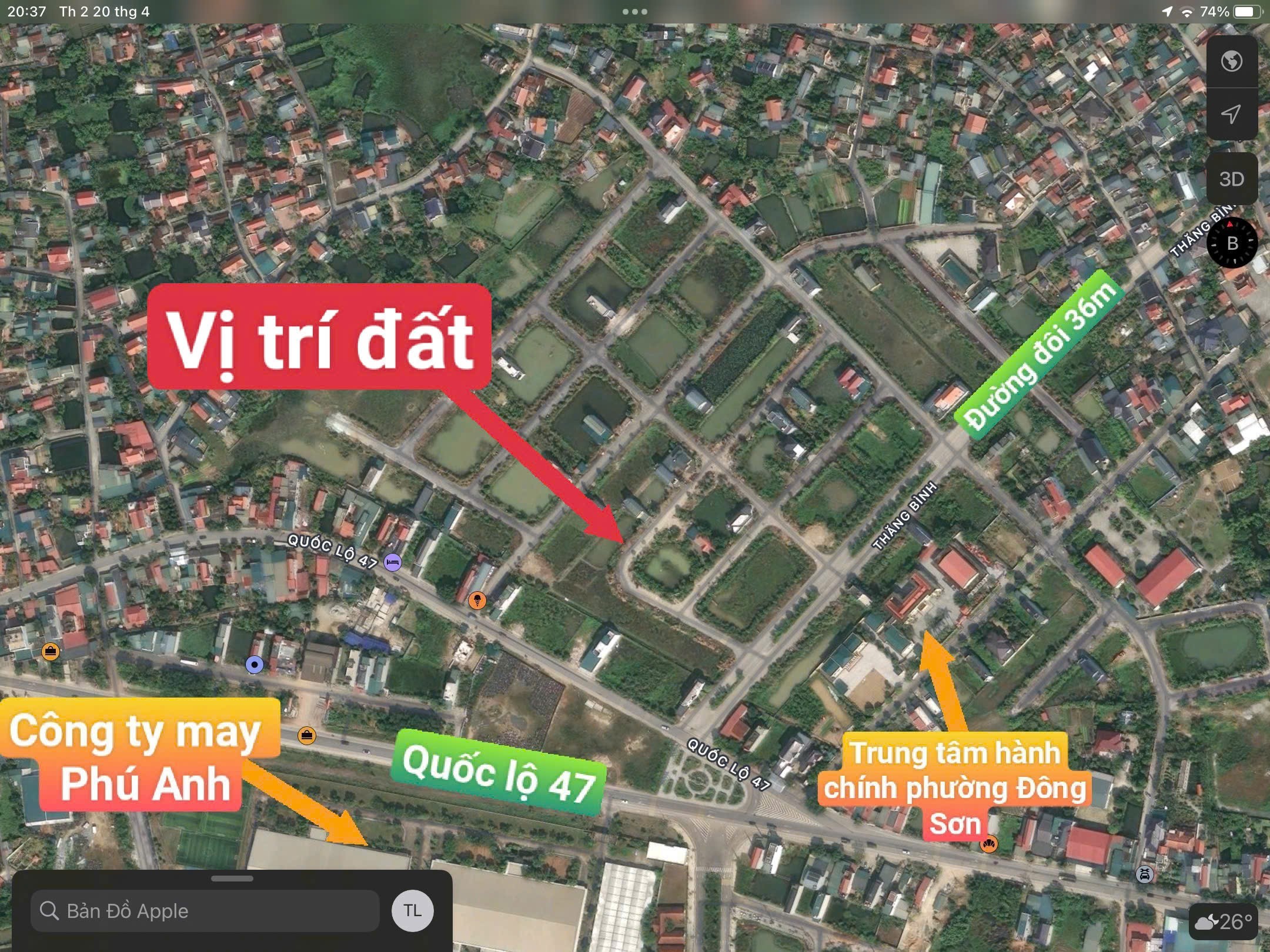 Siêu rẻ lô 102m2 mặt công viên MB725 phường Đông Sơn Thanh Hóa giá chỉ 1,2x tỷ