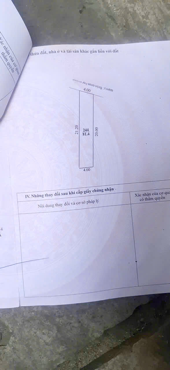 Bán đất trung tâm phường Hạc Thành - 81m², ngay gần Nem Hạnh Kinh ~15m, giá hơn 2 tỷ