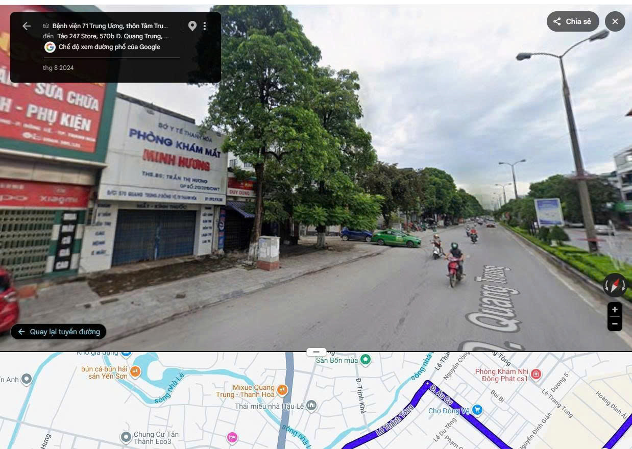 BÁN NHÀ MẶT PHỐ số nhà 570 phố quang trung 2 phường Hạc Thành Thành phố thanh hóa.