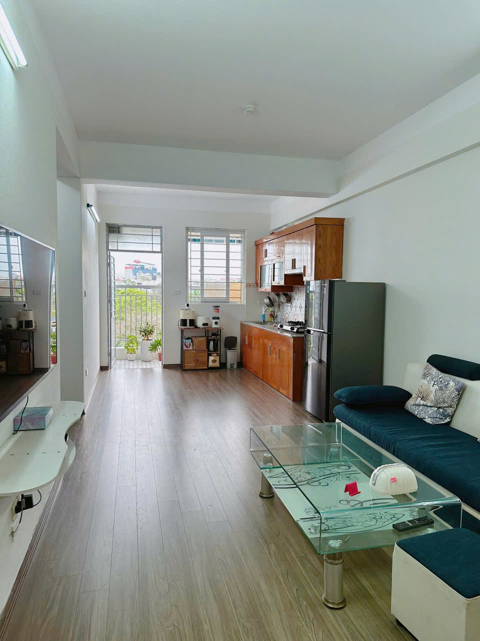 Chung cư c5 căn góc tầng 4 - 55m², 2pn, ban công rộng, đối diện ks Mường Thanh, giá 1 tỷ 3xx