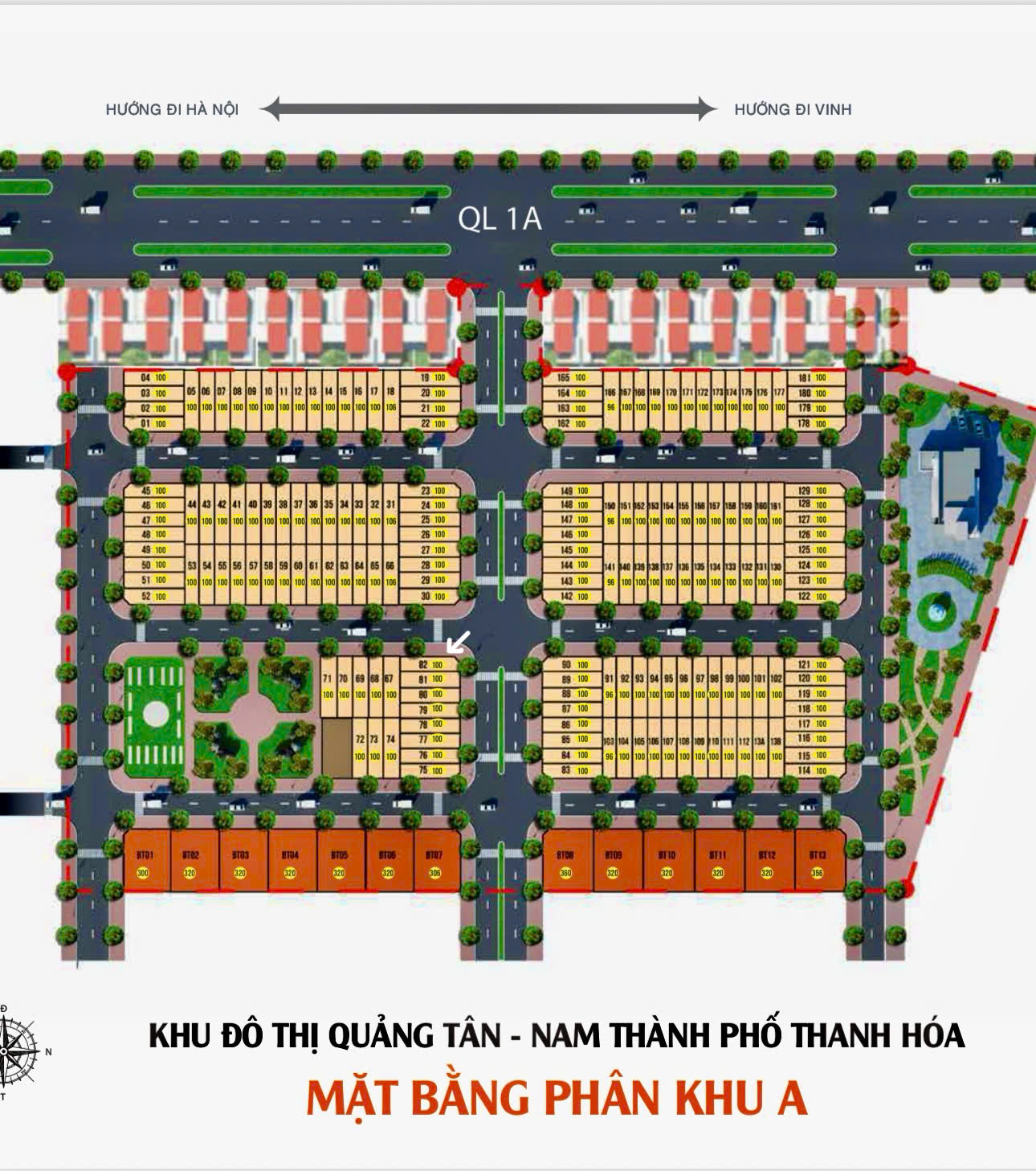 Lô góc đầu ve mb80 Tân Phong 100m², 2 mặt thoáng, trục chính đường đôi, giá 1,98 tỷ
