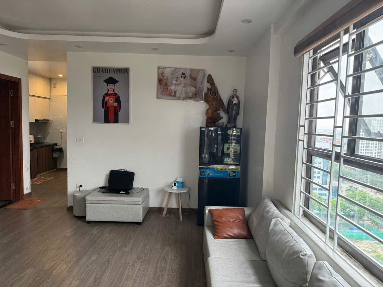 Bán căn góc chung cư 379 Thanh Hóa 60m² tầng 18, full nội thất, giá 1,4 tỷ