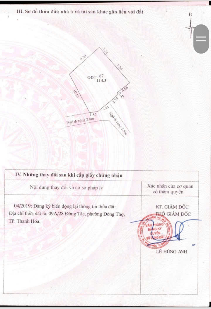 Bán nhà 2 tầng 116m2 gần Nguyễn Chí Thanh, Đông Thọ, Thanh Hóa – sổ hồng, giá 2.9 tỷ
