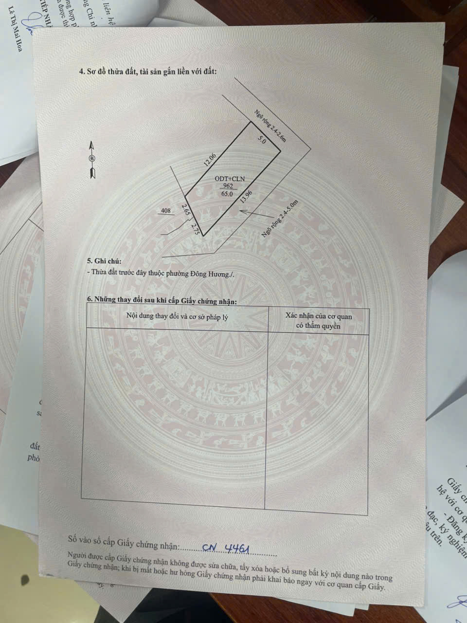 Bán nhà 3 tầng 2 mặt tiền 65m2 Đông Hương, gần Công viên nước Đông Hương – 2,65 tỷ