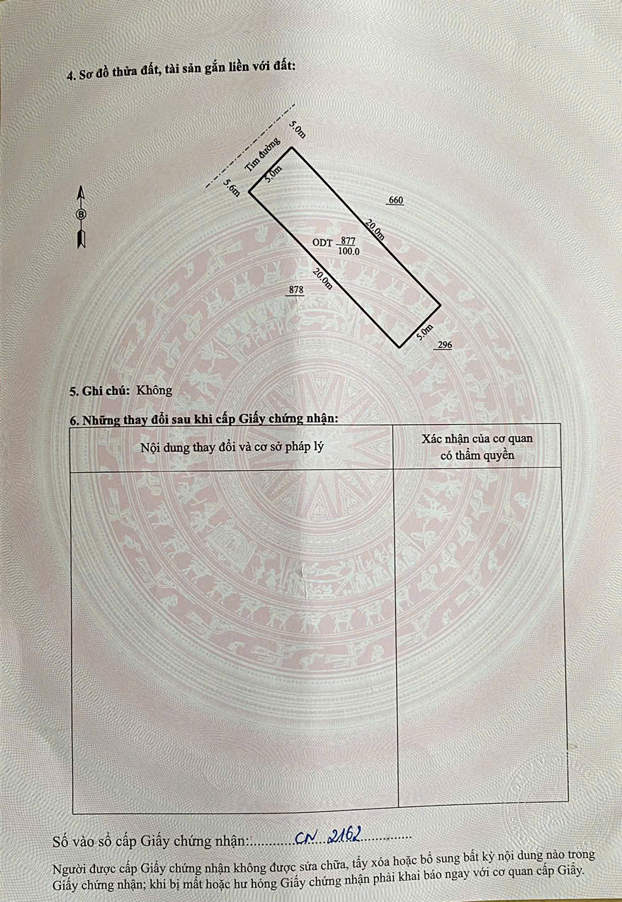 Bán đất trục chính Quảng Phú 100m2, mặt tiền 5m, đường 11.2m gần Nam Sông Mã