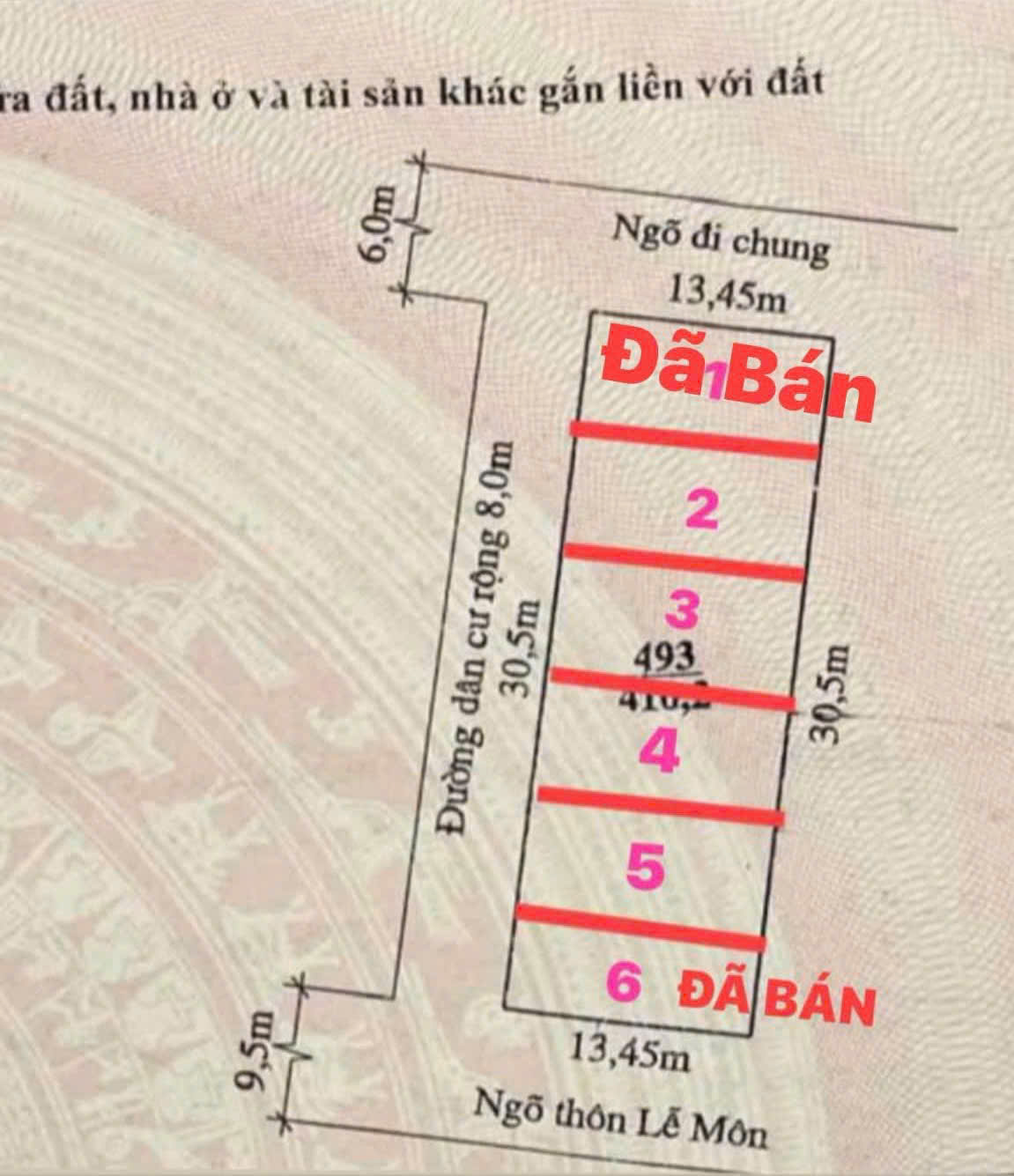 Bán đất Đông Hải Thanh Hóa 68m2 mặt tiền 5m, đường 8m, sổ hồng