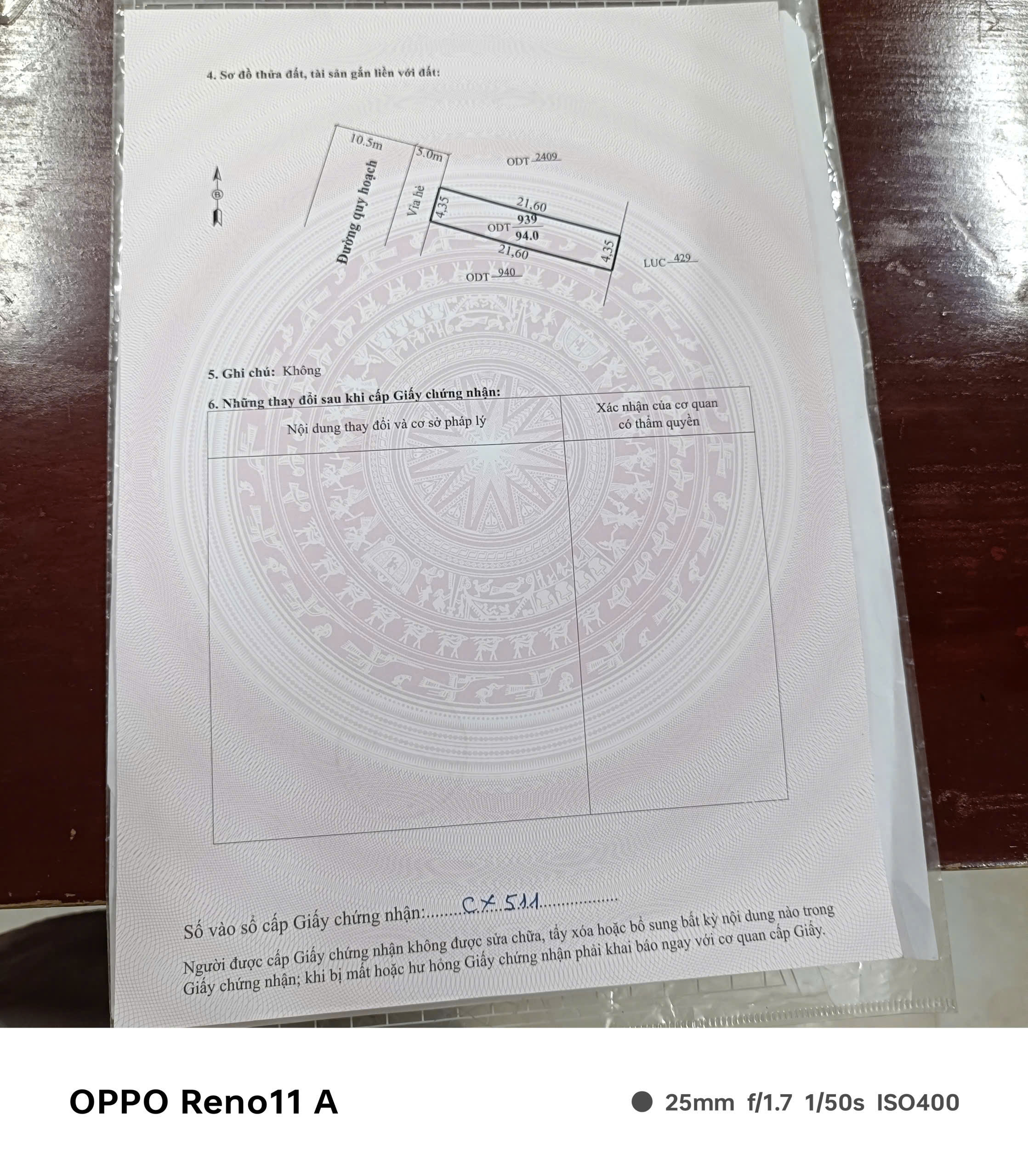 Bán đất nền 94m2 MB 2742 Rừng Thông Đông Sơn, đường rộng 15,5m, sổ hồng
