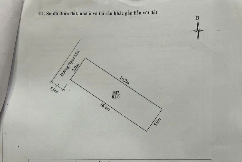 Bán Nhà 2,5 Tầng Trục Chính Ngọc Mai Đông Vệ, 81m2, Mặt Tiền 5m, Đường 6m