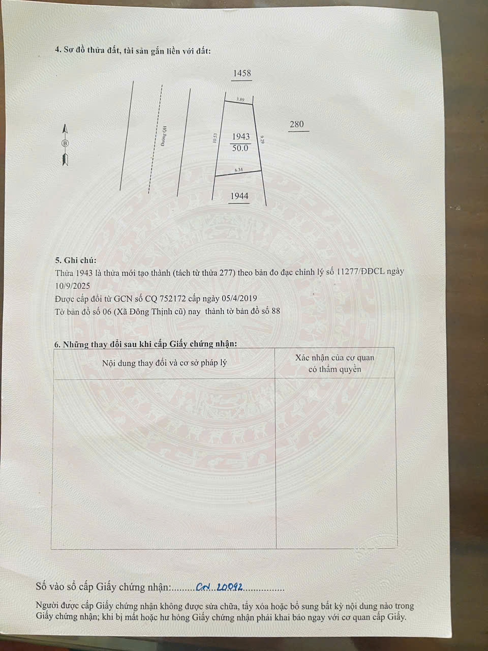 Bán đất nền 50m2 Đông Thịnh, Đông Sơn – mặt tiền 10m, sổ hồng, gần bệnh viện